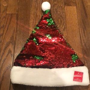Sequin Color Changing Santa Hat